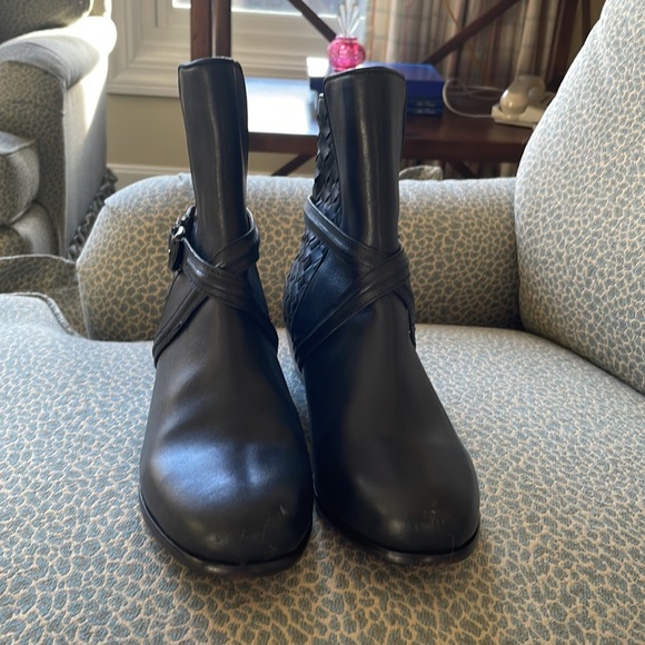 Joie Black Leather Jackson Boots 7.5 - Picture 6 of 11